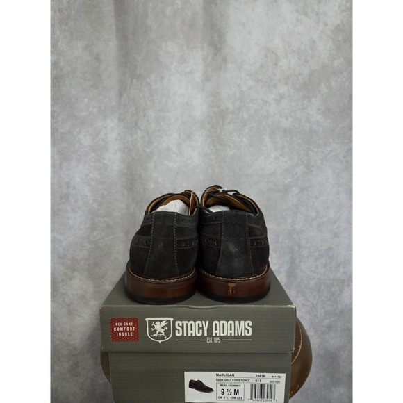 Stacy Adams Marligan Men\'s Size 9.5 M – Dark Gray Casual Dress‎ Shoes (#C5) main image 4